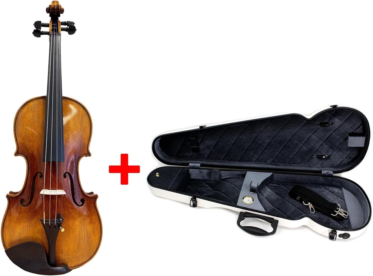 初心者向けバイオリン ハンドメイドバイオリン 4/4 フレイムエボニー製